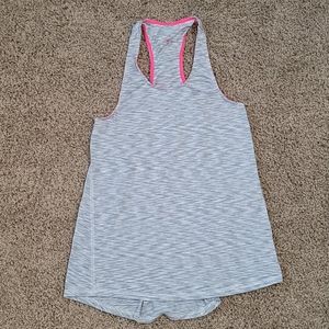Grey workout tank top